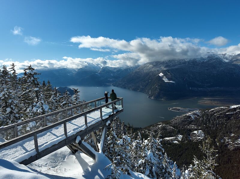 Sea to Sky Gondola, Chief Overlook, Views, Howe Sound, Squamish