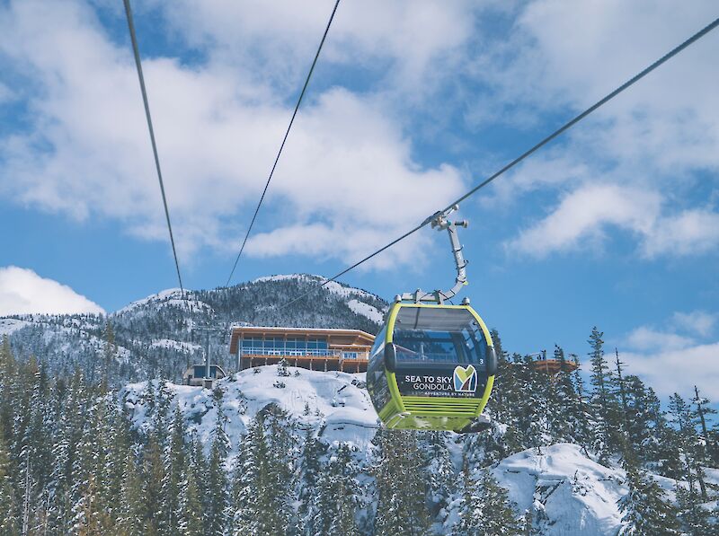 Sea to Sky Gondola, Gondola, Winter, Squamish