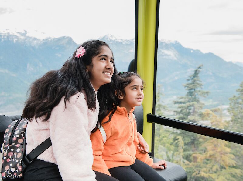 Kids and youth can ride for FREE throughout Spring Break at Sea to Sky Gondola